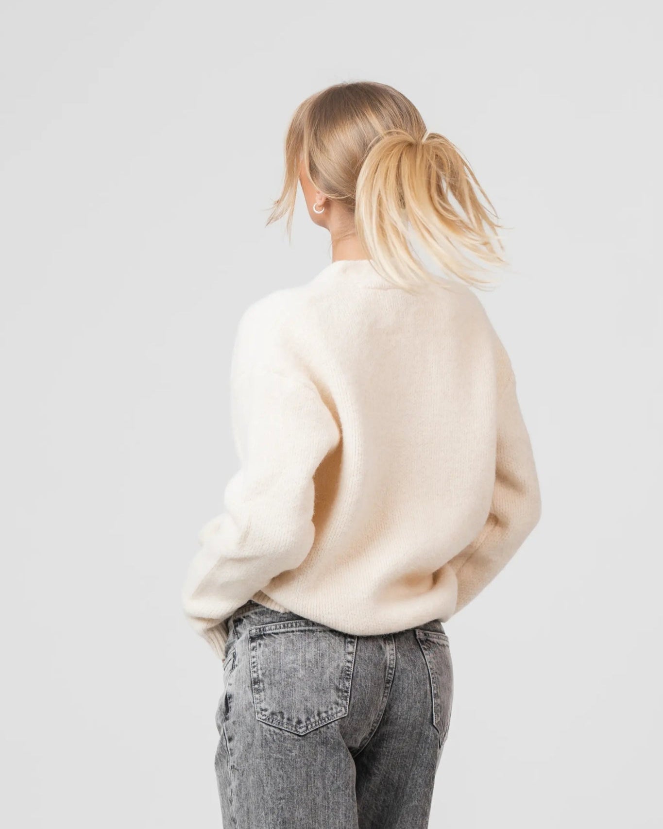 Cardigan Cremehvid | Skagen - clothing.dk